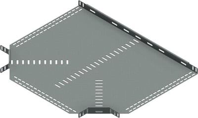 Øglænd System SPB-RF40 Tee, 500/500 mm, R75, Hot-Dip Galvanised