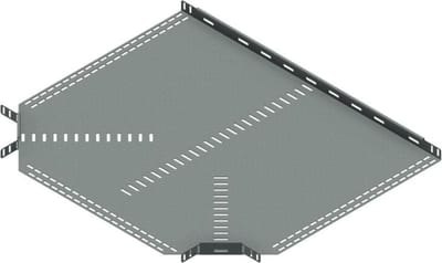 Øglænd System SPB-RF40 Tee, 600/600 mm, R75, Hot-Dip Galvanised