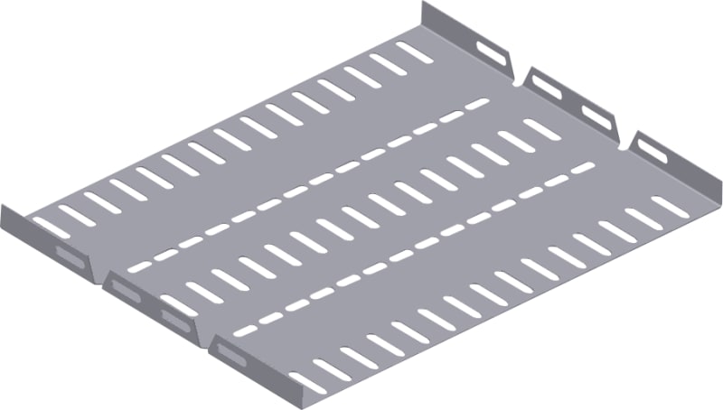 Øglænd System SPBE20 Riser, 400 mm, Hot-Dip Galvanised