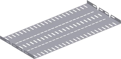 Øglænd System SPBE20 Riser, 600 mm, Hot-Dip Galvanised