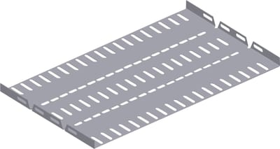 Øglænd System SPBE20 Riser, 500 mm, Stainless Steel