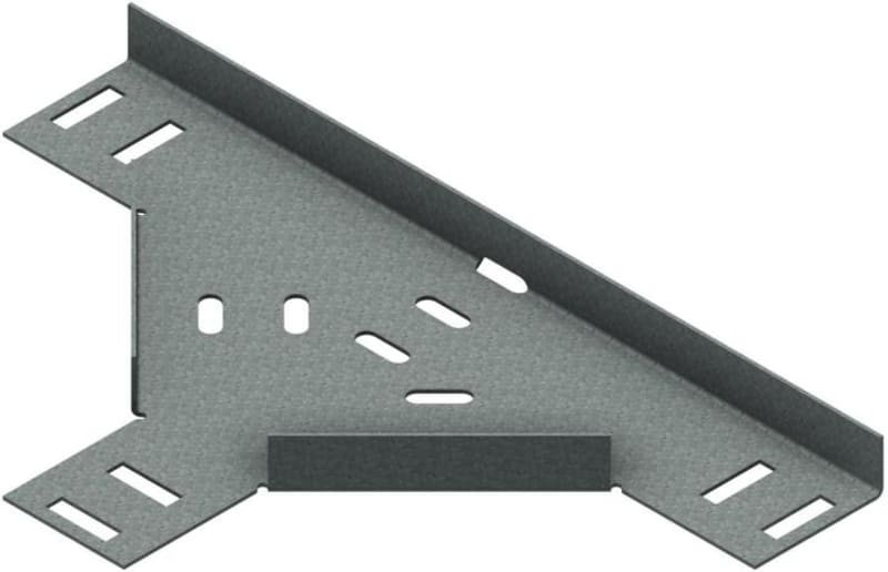 Øglænd System SPBE20 Tee, 50/50 mm, R75, Hot-Dip Galvanised