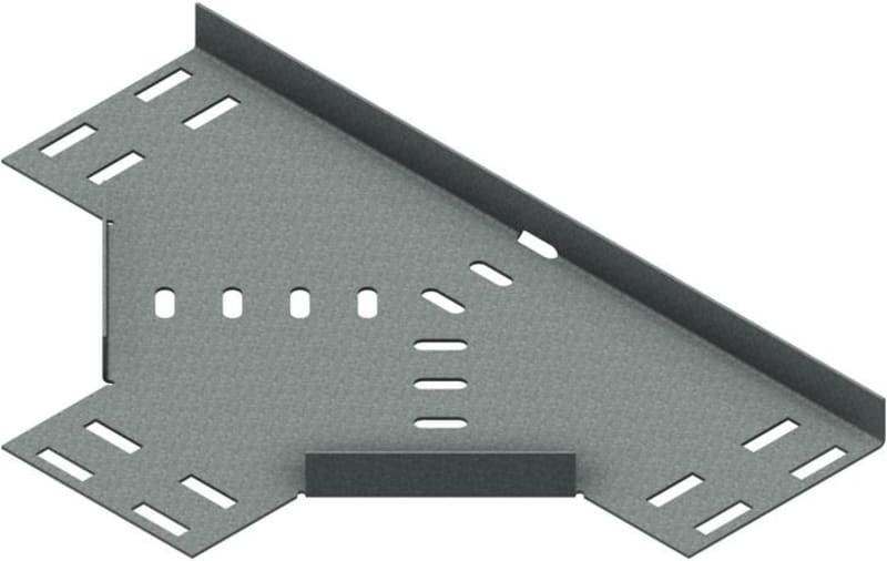 Øglænd System SPBE20 Tee, 100/100 mm, R75, Hot-Dip Galvanised