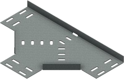 Øglænd System SPBE20 Tee, 100/100 mm, R75, Hot-Dip Galvanised