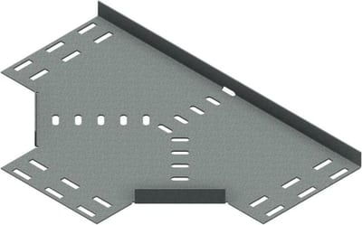 Øglænd System SPBE20 Tee, 150/150 mm, R75, Hot-Dip Galvanised