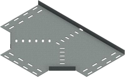Øglænd System SPBE20 Tee, 200/200 mm, R75, Hot-Dip Galvanised