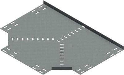 Øglænd System SPBE20 Tee, 300/300 mm, R75, Hot-Dip Galvanised