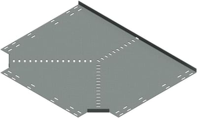 Øglænd System SPBE20 Tee, 500/500 mm, R75, Hot-Dip Galvanised