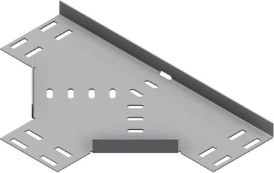 Øglænd System SPBE20 Tee, 100/100 mm, R75, Stainless Steel
