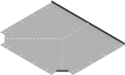 Øglænd System SPBE20 Tee, 600/600 mm, R75, Stainless Steel