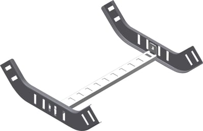 Øglænd System SPB40 Riser, 400 mm, R75, Stainless Steel