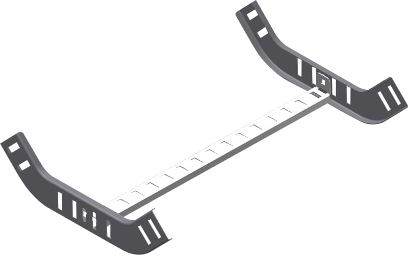 Øglænd System SPB40 Riser, 500 mm, R75, Stainless Steel