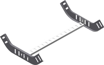 Øglænd System SPB40 Riser, 500 mm, R75, Stainless Steel