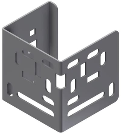 Øglænd System ETIN Intermediate Bracket, 100 mm, Hot-Dip Galvanised