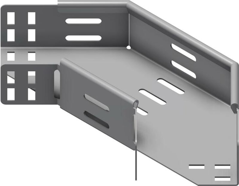 Øglænd System SPB-RF60 Flat Elbow 90°, 100 mm, R75, Stainless Steel