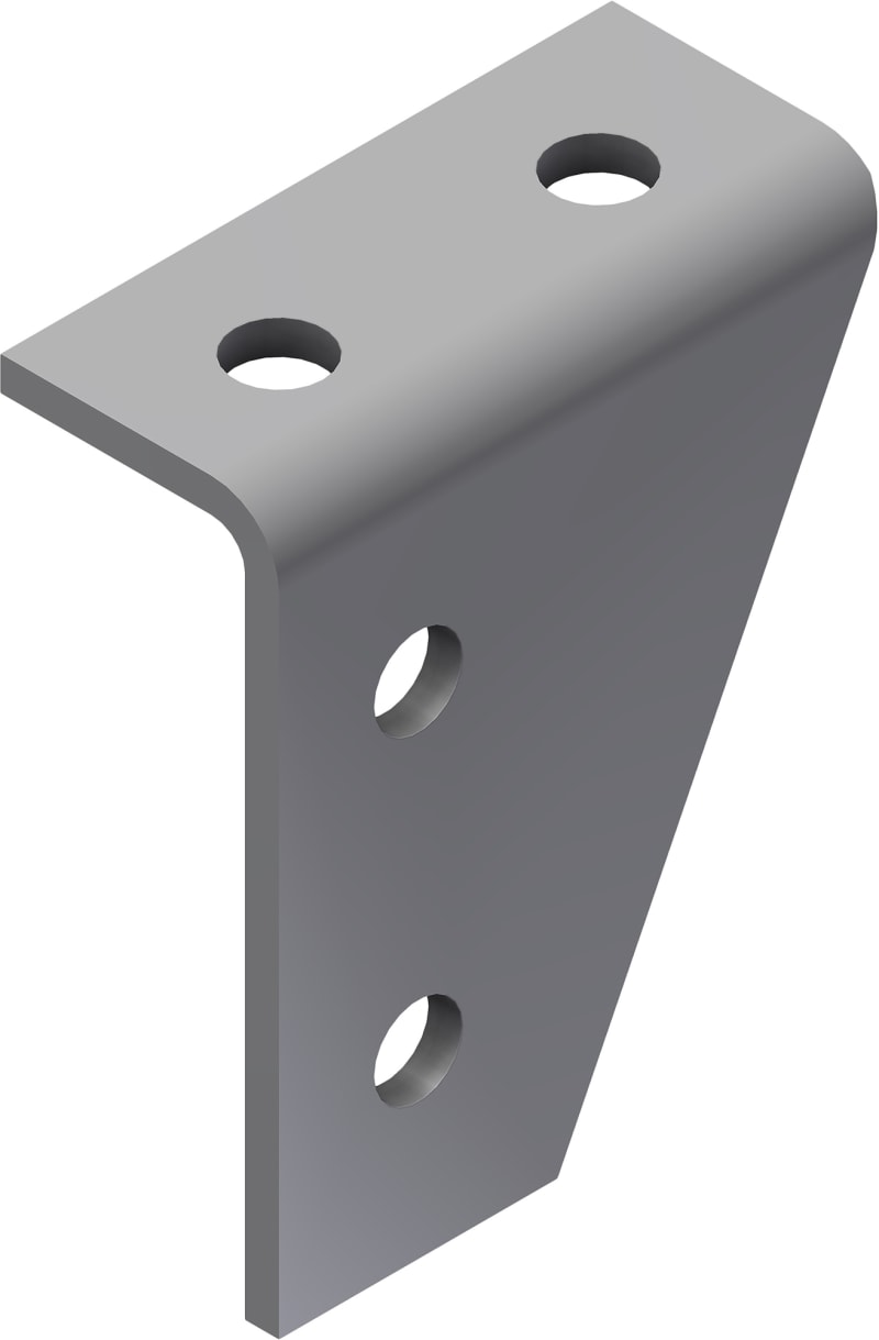 Wing Bracket S-UNO D-76, Stainless Steel (S-UNO D-76 SS)