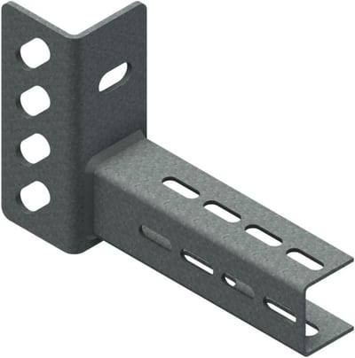 Øglænd System S-M Cantilever Arm, 100 mm, Hot-Dip Galvanised