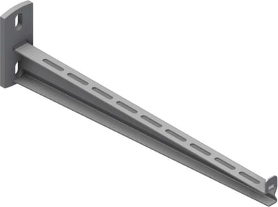 Øglænd System Cantilever Arm, 400 mm, Stainless Steel