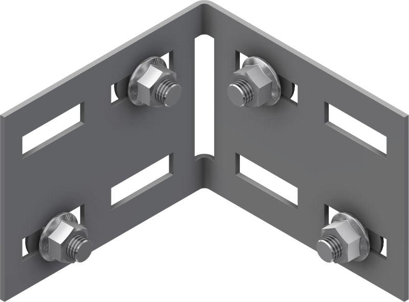 Øglænd System 1302536 OE100 SA-HA SS Horizontal Hinged Corner Joint