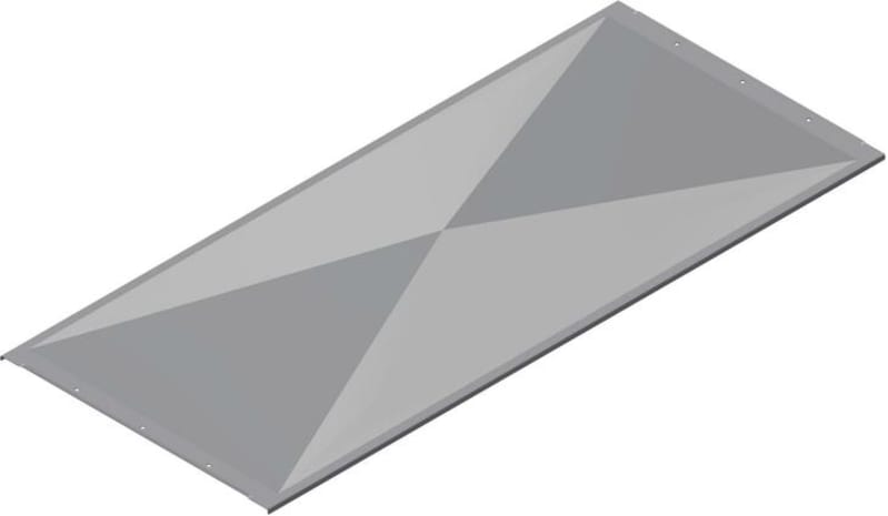 Øglænd System OE Cover, 600 mm, 1.5 m, Stainless Steel