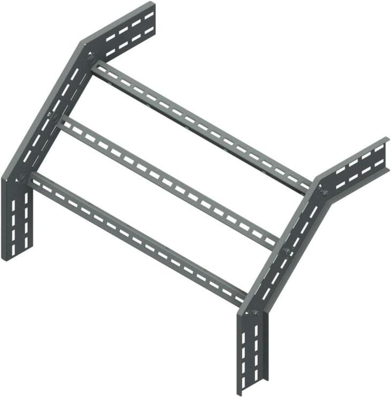 Øglænd System OE100 Combination Riser 90°/45°, 900 mm, R450, Hot-Dip Galvanised