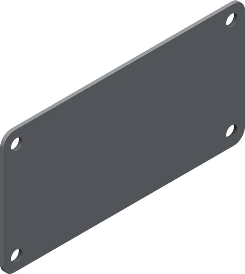 Øglænd System Plate, Stainless Steel