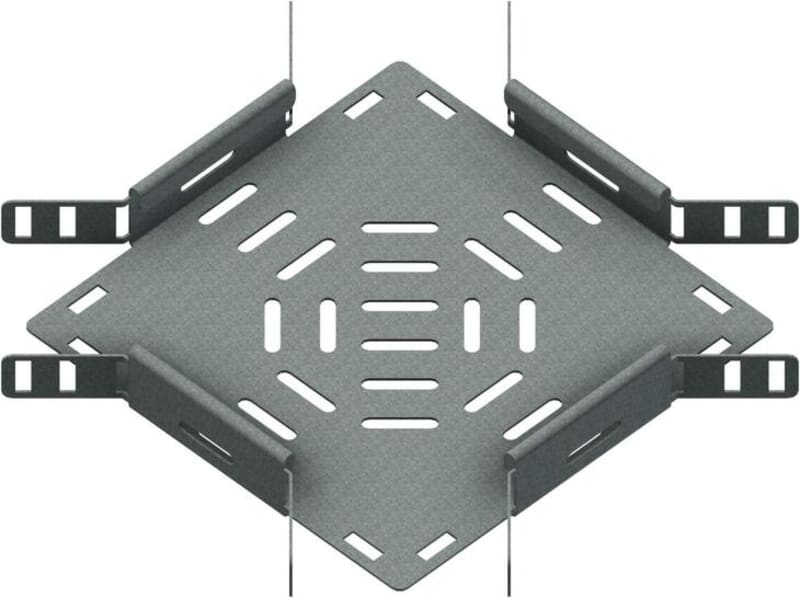 Øglænd System SPB-RF40 Cross, 100/100 mm, R75, Hot-Dip Galvanised