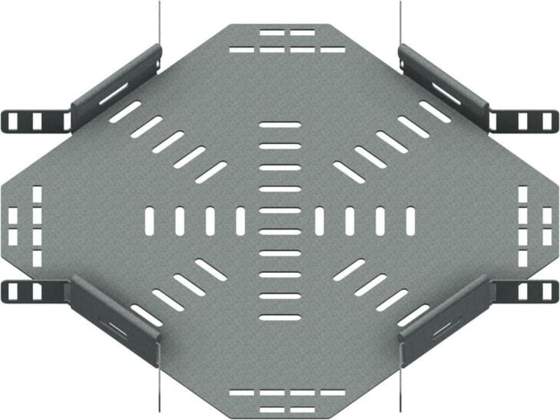 Øglænd System SPB-RF40 Cross, 200/200 mm, R75, Hot-Dip Galvanised