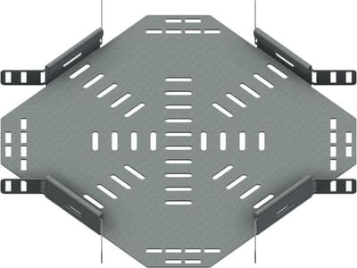 Øglænd System SPB-RF40 Cross, 200/200 mm, R75, Hot-Dip Galvanised