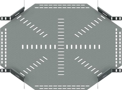 Øglænd System SPB-RF40 Cross, 400/400 mm, R75, Hot-Dip Galvanised