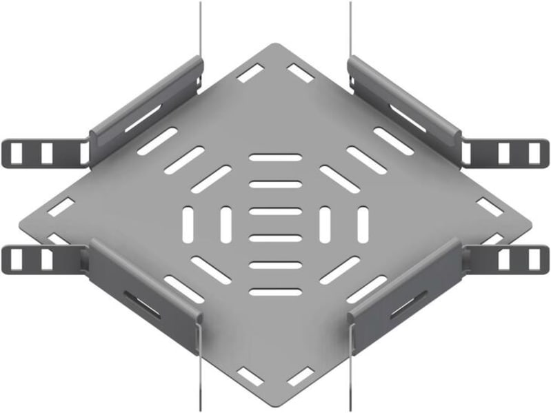Øglænd System SPB-RF40 Cross, 100/100 mm, R75, Stainless Steel