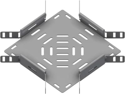 Øglænd System SPB-RF40 Cross, 100/100 mm, R75, Stainless Steel