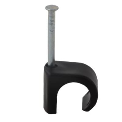 Plastic Clamp nail C 4-6 Black