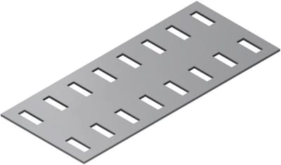 Øglænd System SPB SC splice plate 85 × 200 mm, aluminium