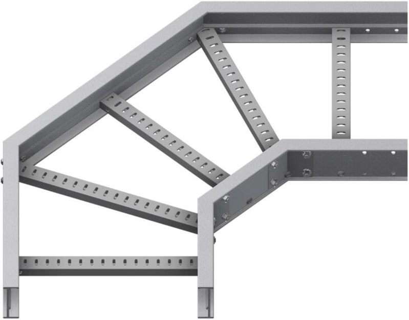 Øglænd System FOE-100 Bend 90°, 450 mm
