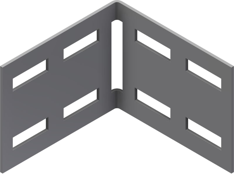 Øglænd System LOE100 Splice Angle, Stainless Steel