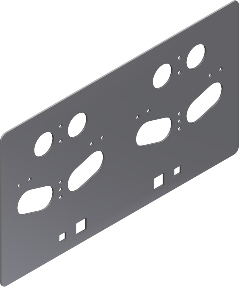 Øglænd System SPB Equipment Bracket, 254 mm, Pre-Galvanised
