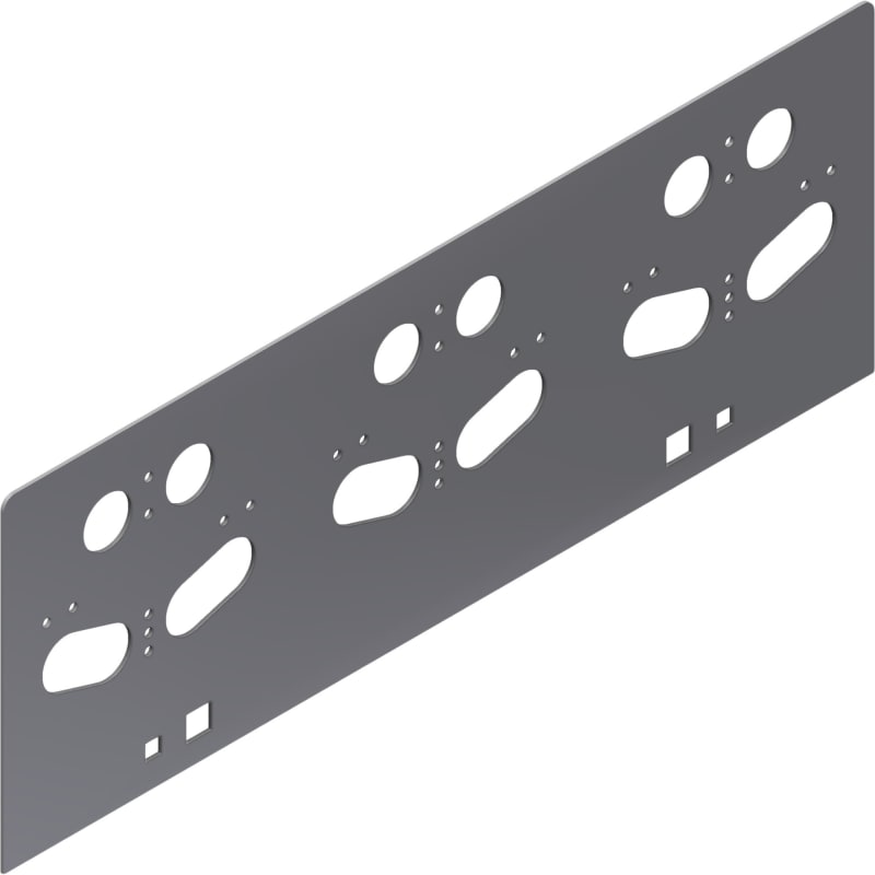 Øglænd System SPB Equipment Bracket, 381 mm, Stainless Steel