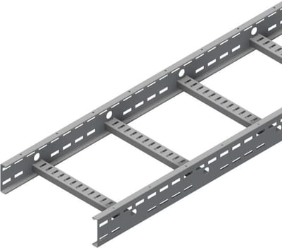 Øglænd System TOE100 Cable Ladder, 400 mm, 6 m, Hot-Dip Galvanised