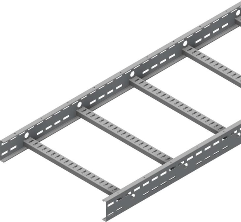 Øglænd System TOE100 Cable Ladder, 600 mm, 6 m, Hot-Dip Galvanised