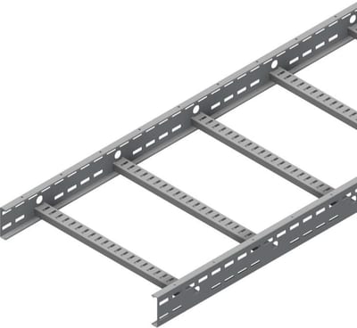 Øglænd System TOE100 Cable Ladder, 600 mm, 6 m, Hot-Dip Galvanised