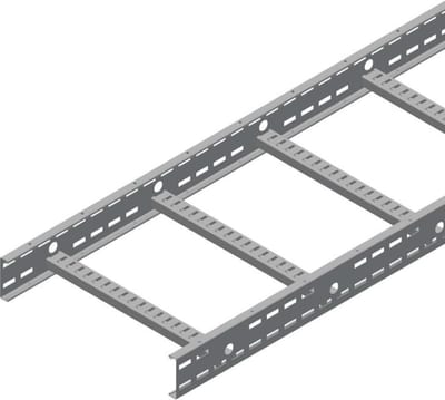 Øglænd System TOE100 Cable Ladder, 500 mm, 6 m, Stainless Steel
