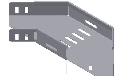Øglænd System SPB-LB40 Flat Elbow 90°, 75 mm, R75