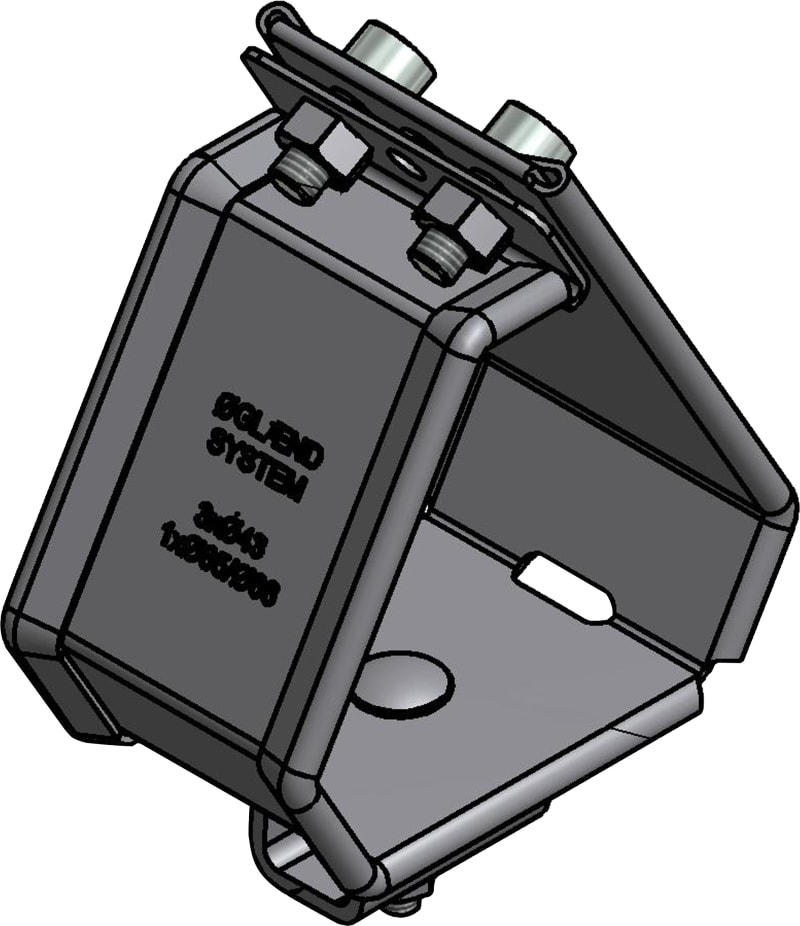 Øglænd System SmartCleat Trefoil for Ø75 Stainless Steel (SCLT-3xØ75 SS)