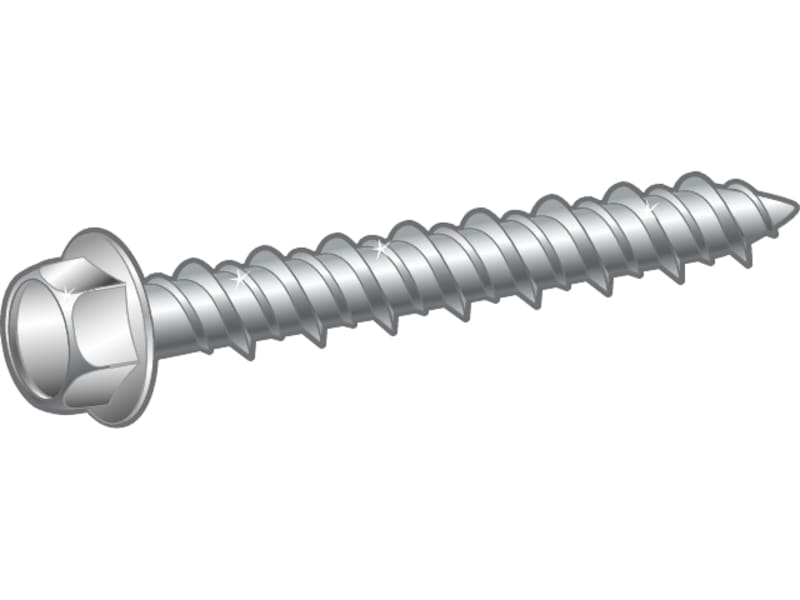 Essve 105283 UK Concrete Screw 6.3x30 Hex Head 100 pcs/pack Mounting Screw
