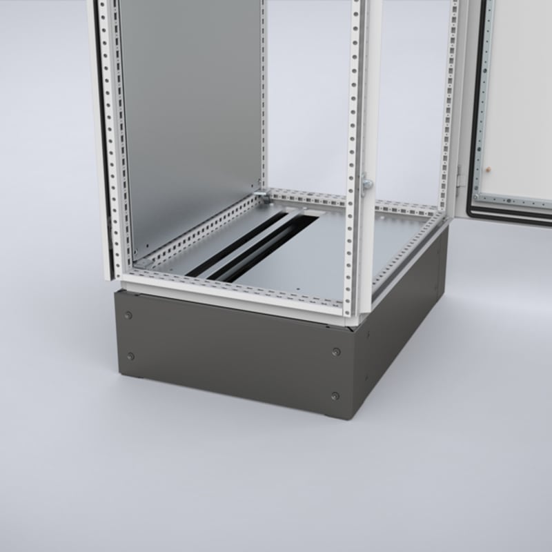 nVent HOFFMAN CABP500 Outside Cable Fixing Bars, CABP, 45X500X36MM, Zinc Plated, Mild Steel