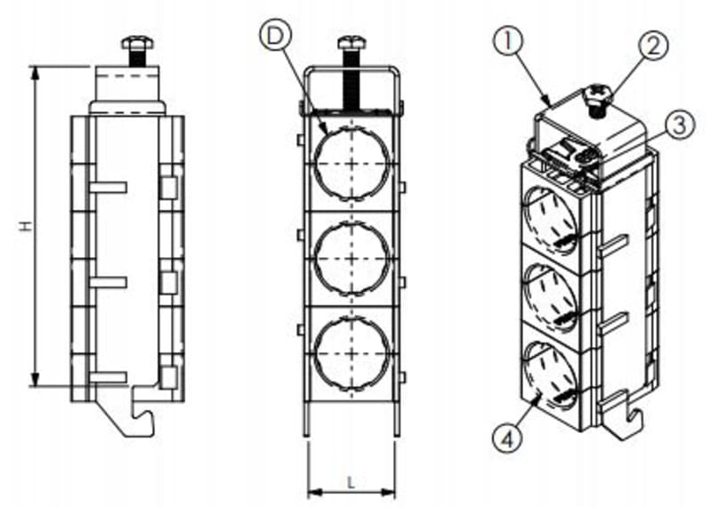 sRF C/3X1/2" (61 1554 0312)