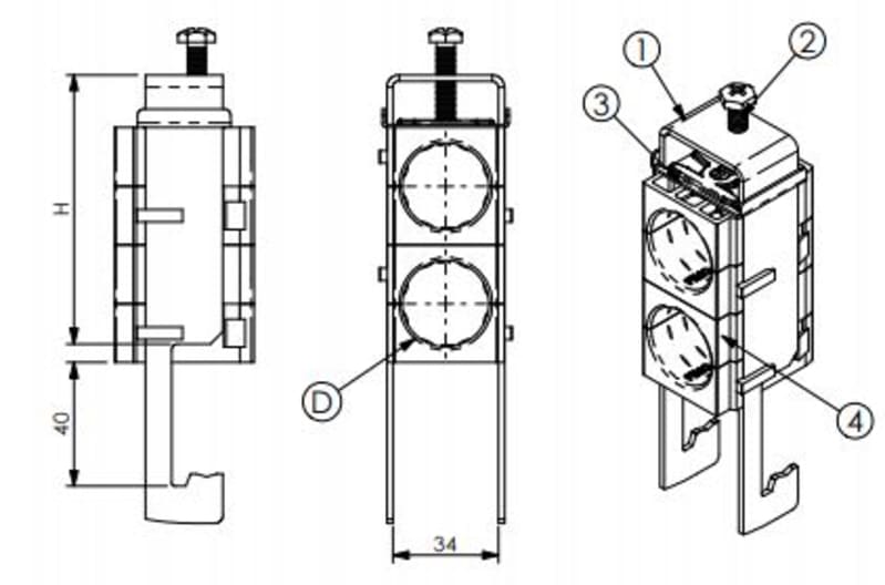 sRF A4/ 2X9 M (61 1551 0291)