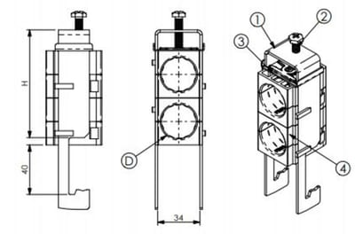 sRF A4/ 2X9 M (61 1551 0291)