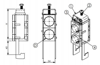 sRF A4/ 2X9 (61 1551 0209)